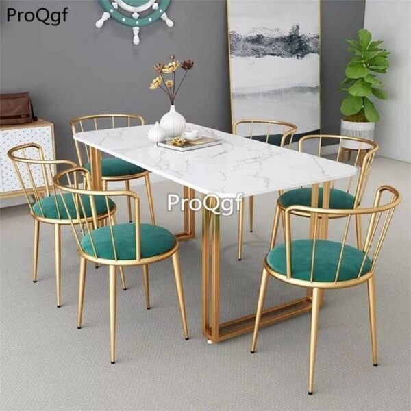 Modern Set of 6 Chairs with Table