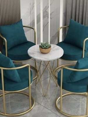 Modern Set of 4 Chairs with Table