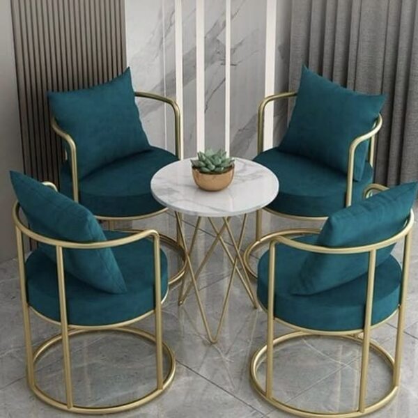 Modern Set of 4 Chairs with Table