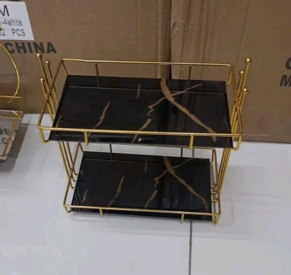 Black Serving Trolley