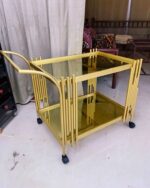 Luxe Golden Serving Trolley