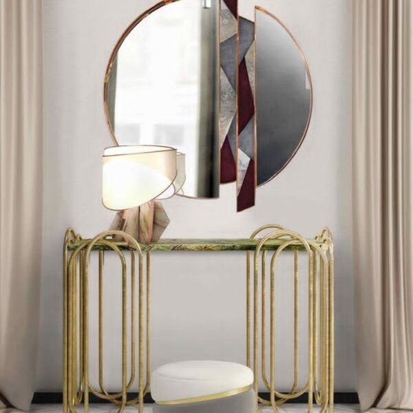 Elite Dressing Mirror with Small Sofa