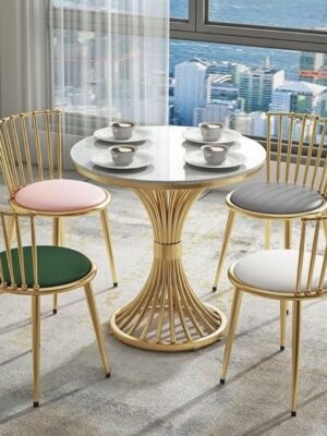 Elegant Set of Table and 4 Chairs