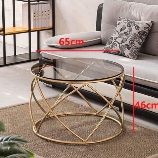 Round Mirror Table