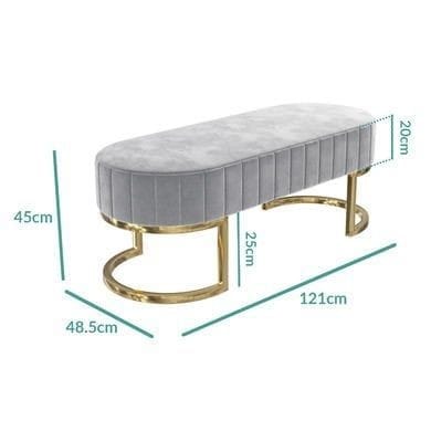 Modern Grey Side Sofa