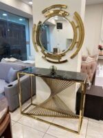 Elegant Mirror with Table